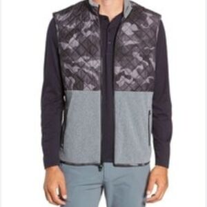 Greyson Black‎ and Gray Quilted Vest Lightweight Design